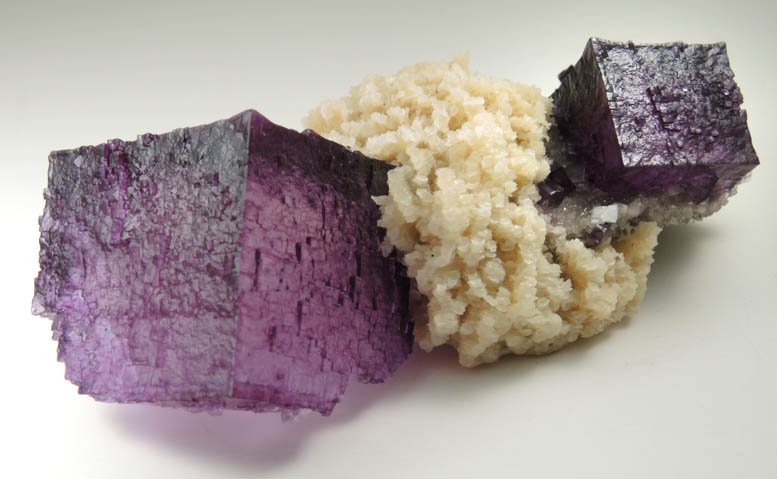 Fluorite and Barite from Elmwood Mine, Carthage, Smith County, Tennessee