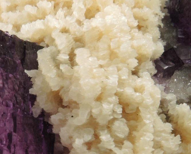 Fluorite and Barite from Elmwood Mine, Carthage, Smith County, Tennessee