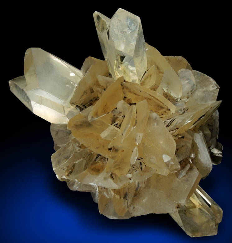 Gypsum (with several twinned crystals) from Red River Floodway, Winnipeg, Manitoba, Canada