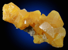 Sulfur on Aragonite from Cozzodisi, Agrigento District (Girgenti), Sicily, Italy