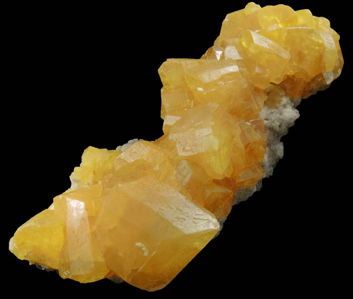 Sulfur on Aragonite from Cozzodisi, Agrigento District (Girgenti), Sicily, Italy