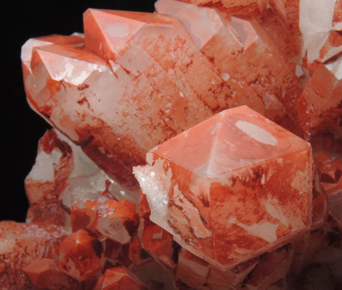 Quartz with Hematite inclusions from Orange River, Northern Cape Province, South Africa