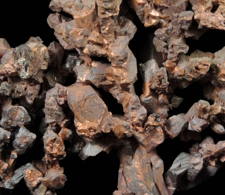 Copper (Spinel-Law twins) from Itauz Mine, Karaganda Oblast', Kazakhstan