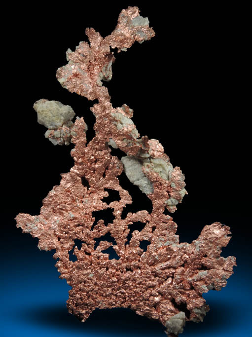 Copper (crystallized) from Caledonia Mine, Keweenaw Peninsula Copper District, Ontonagon County, Michigan