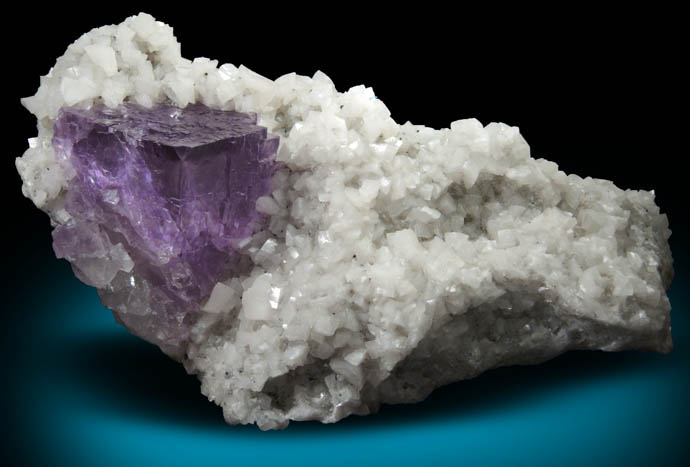 Fluorite on Dolomite from Elmwood Mine, Carthage, Smith County, Tennessee