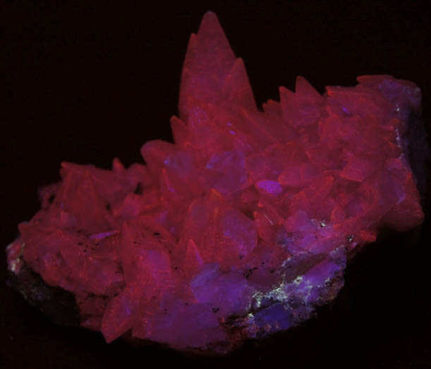 Calcite over Fluorite-Barite from Moscona Mine, Villabona District, Asturias, Spain