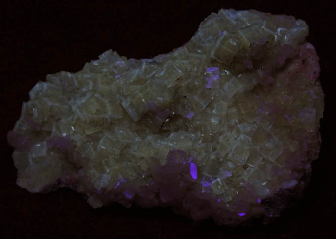 Fluorite with Calcite from Moscona Mine, Solis, Villabona District, Asturias, Spain