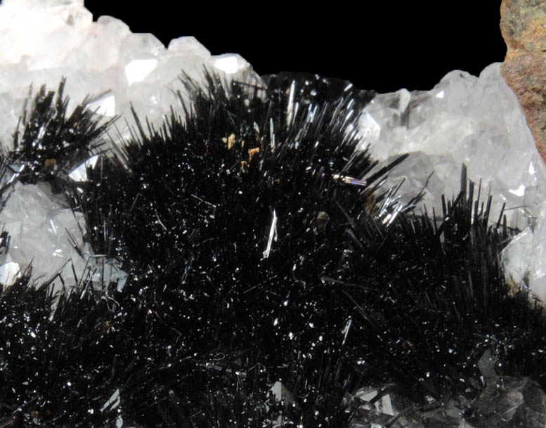 Goethite on Quartz from Amerzgane, Ouarzazate, Morocco