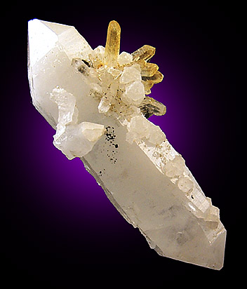 Quartz, doubly-terminated from Idorado Mine, Telluride, Colorado