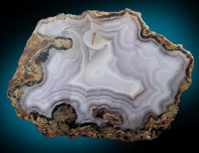 Quartz var. Laguna Agate from Ojo Laguna, Ahumada, Chihuahua, Mexico