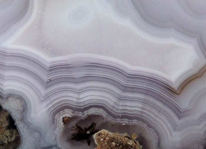 Photographs Of Mineral No 65849 Quartz Var Laguna Agate From Ojo
