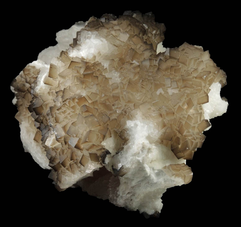 Calcite over Dolomite molds from Tsumeb Mine, Otavi-Bergland District, Oshikoto, Namibia