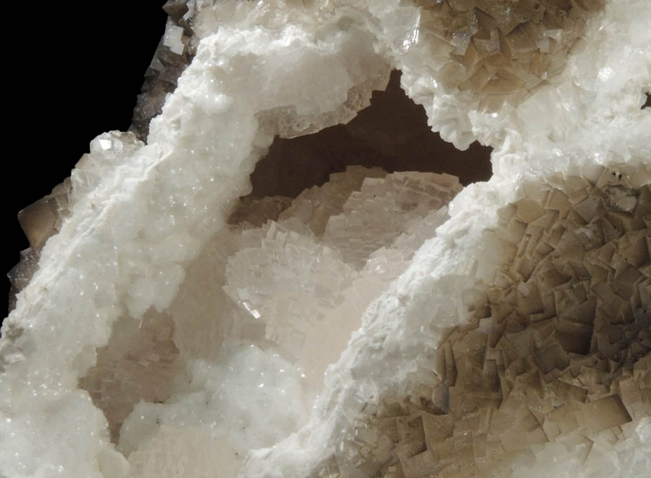 Calcite over Dolomite molds from Tsumeb Mine, Otavi-Bergland District, Oshikoto, Namibia