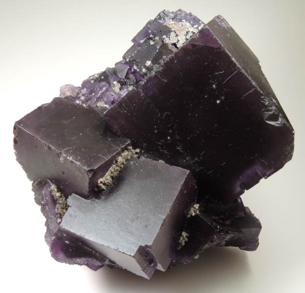 Fluorite with minor Calcite from Cave-in-Rock District, Hardin County, Illinois