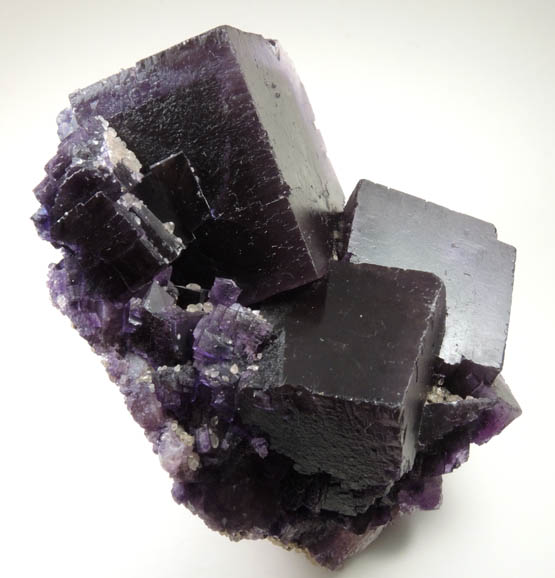 Fluorite with minor Calcite from Cave-in-Rock District, Hardin County, Illinois