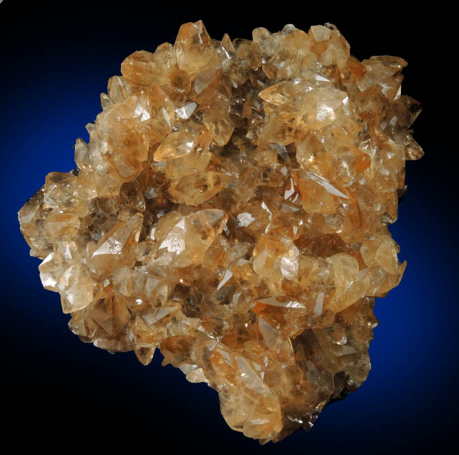 Calcite over Sphalerite from Elmwood Mine, Carthage, Smith County, Tennessee