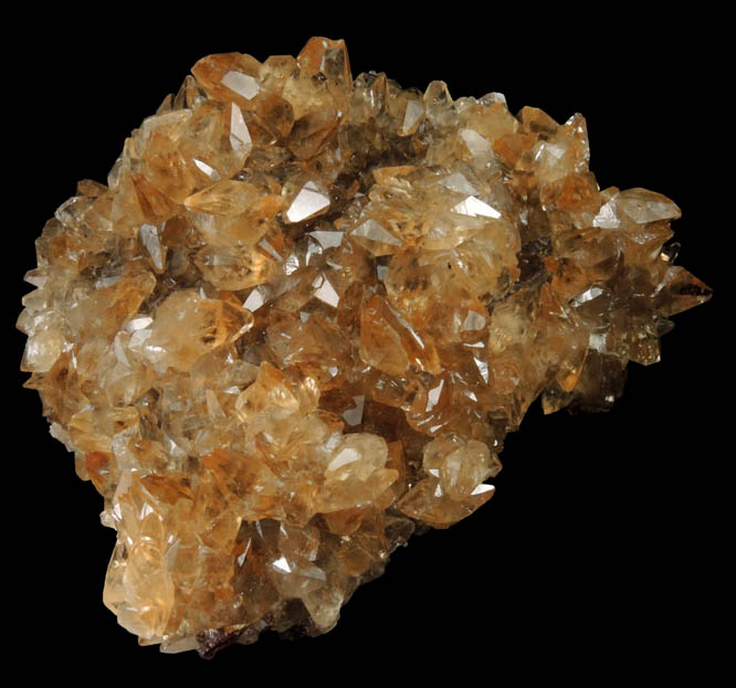 Calcite over Sphalerite from Elmwood Mine, Carthage, Smith County, Tennessee