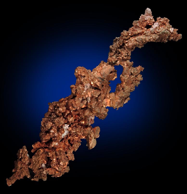 Copper (crystallized) from Itauz Mine, Karaganda Oblast', Kazakhstan