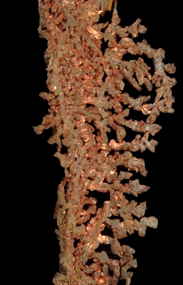 Copper (crystallized) from Ray Mine, Mineral Creek District, Pinal County, Arizona