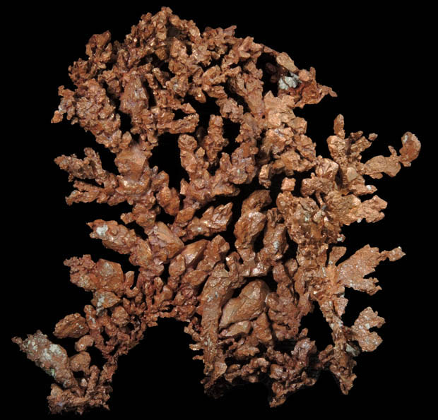 Copper (crystallized) from Itauz Mine, Karaganda Oblast', Kazakhstan