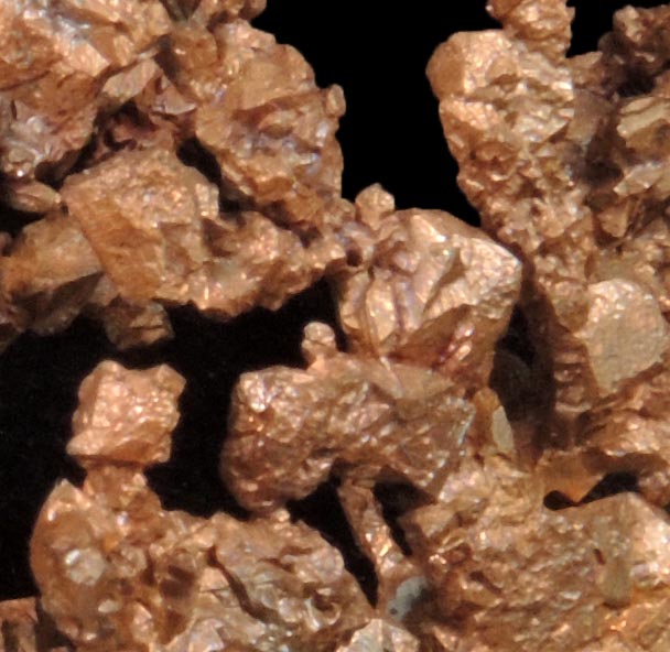 Copper (crystallized) from Itauz Mine, Karaganda Oblast', Kazakhstan