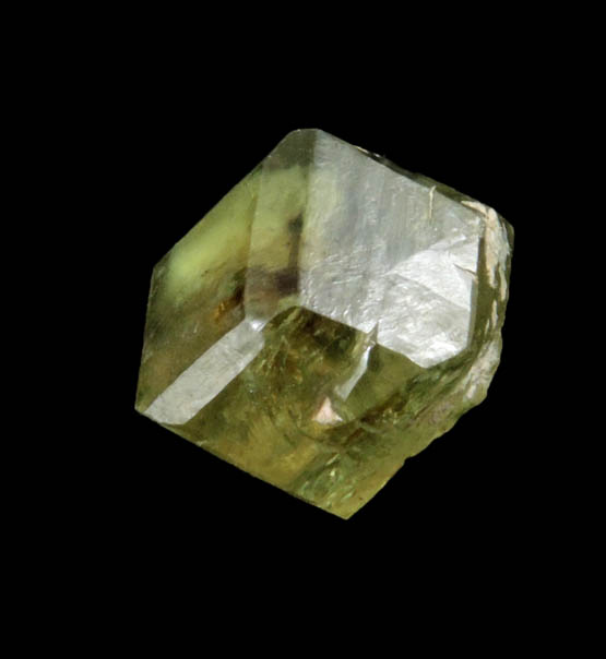 Andradite var. Demantoid Garnet from Val d'Ala, Piemonte, Italy