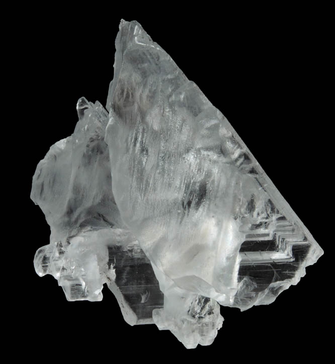 Gypsum var. Selenite from Prospect Park Quarry, Prospect Park, Passaic County, New Jersey