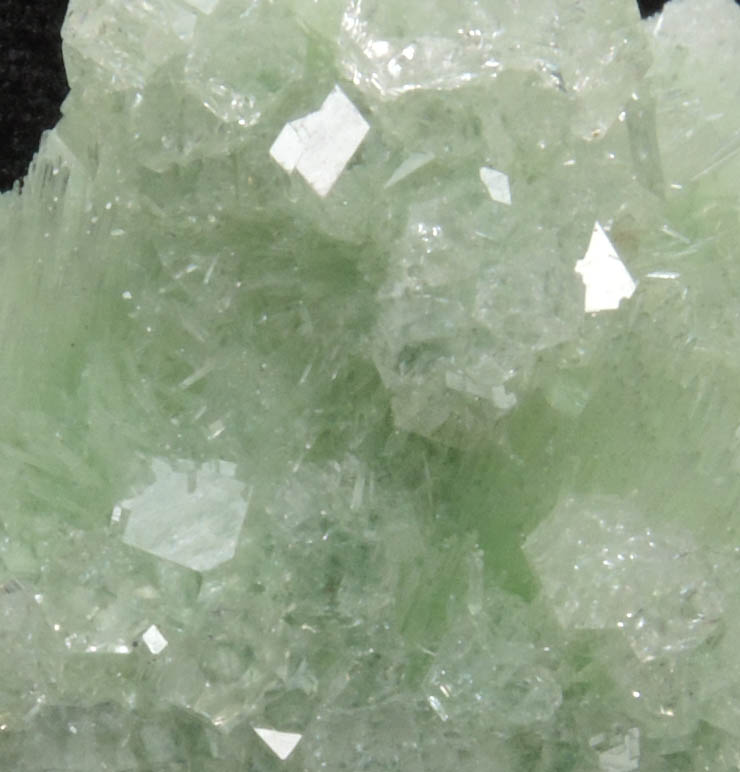 Grossular Garnet with Pectolite from Jeffrey Mine, Asbestos, Qubec, Canada