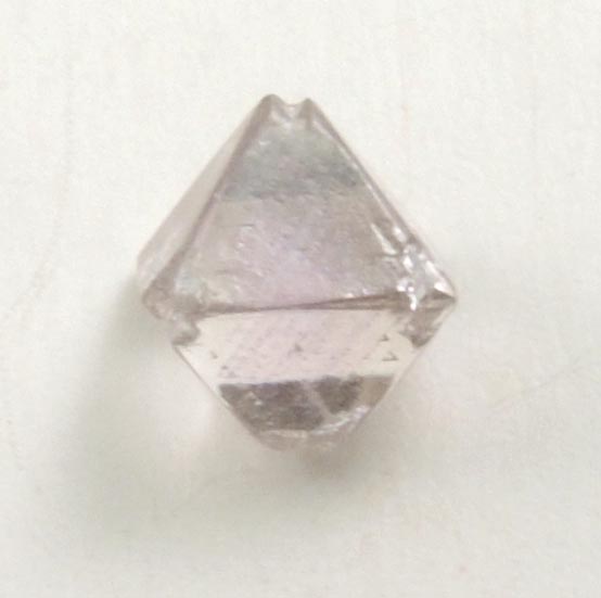 Diamond (0.29 carat pink octahedral crystal) from Sakha (Yakutia) Republic, Siberia, Russia