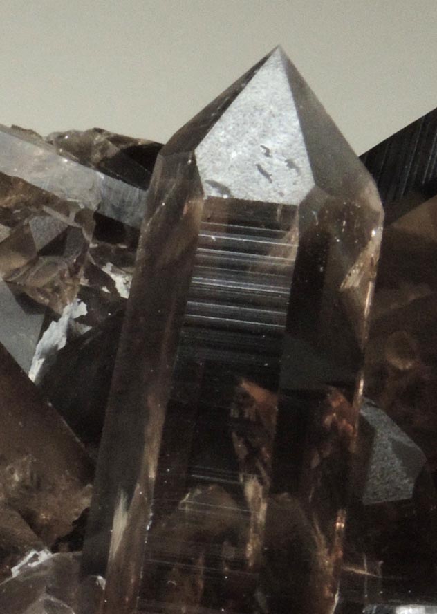 Quartz var. Smoky Quartz from Smoky Bear Quartz Claim, Sierra Blanca, White Mountain Wilderness, Lincoln County, New Mexico