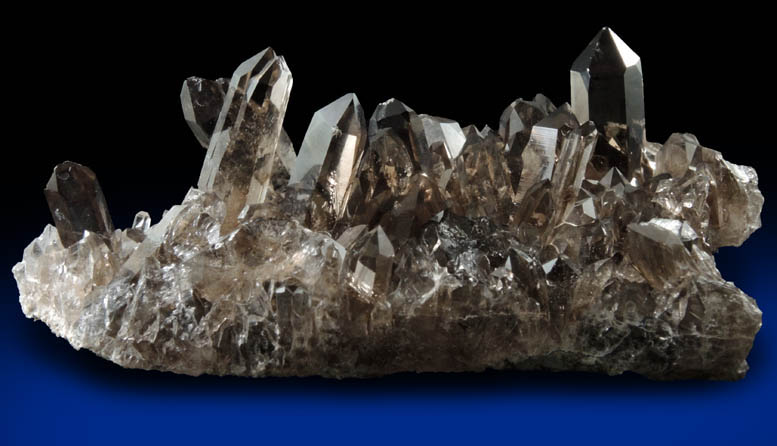 Quartz var. Smoky Quartz from Smoky Bear Quartz Claim, Sierra Blanca, White Mountain Wilderness, Lincoln County, New Mexico