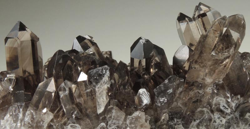 Quartz var. Smoky Quartz from Smoky Bear Quartz Claim, Sierra Blanca, White Mountain Wilderness, Lincoln County, New Mexico