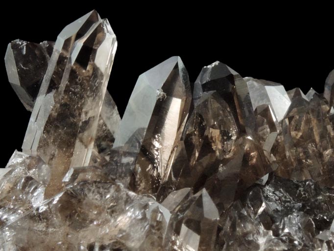 Quartz var. Smoky Quartz from Smoky Bear Quartz Claim, Sierra Blanca, White Mountain Wilderness, Lincoln County, New Mexico