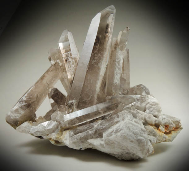 Quartz var. Smoky Quartz from Smoky Bear Quartz Claim, Sierra Blanca, White Mountain Wilderness, Lincoln County, New Mexico