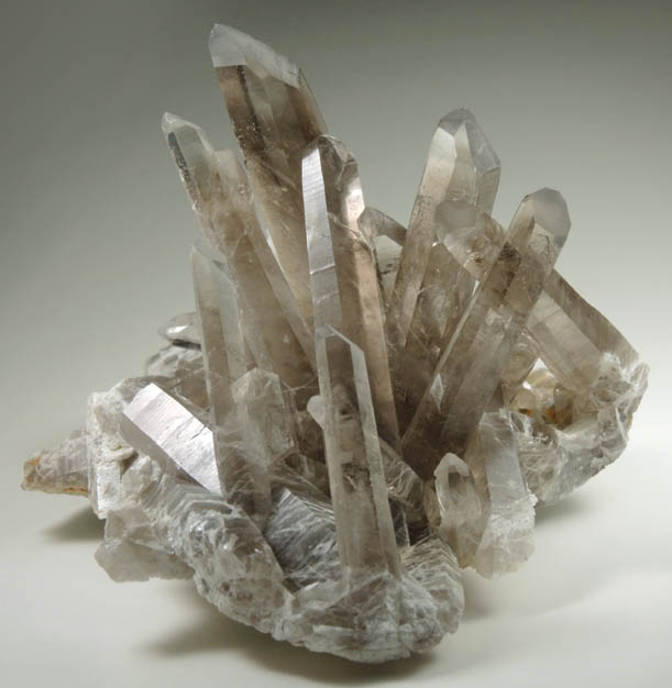 Quartz var. Smoky Quartz from Smoky Bear Quartz Claim, Sierra Blanca, White Mountain Wilderness, Lincoln County, New Mexico