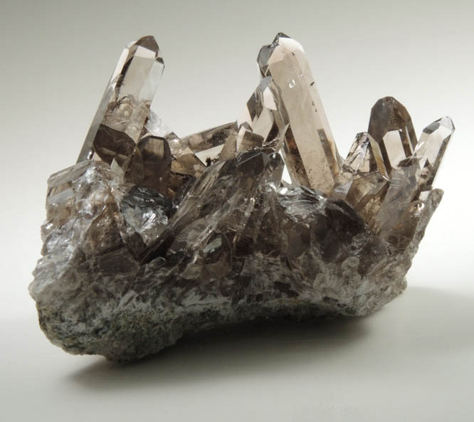 Quartz var. Smoky Quartz from Smoky Bear Quartz Claim, Sierra Blanca, White Mountain Wilderness, Lincoln County, New Mexico