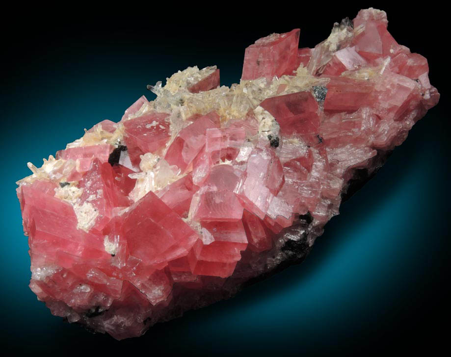 Rhodochrosite with Quartz and Sphalerite from Sweet Home Mine, Buckskin Gulch, Alma District, Park County, Colorado