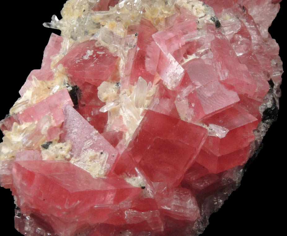 Rhodochrosite with Quartz and Sphalerite from Sweet Home Mine, Buckskin Gulch, Alma District, Park County, Colorado