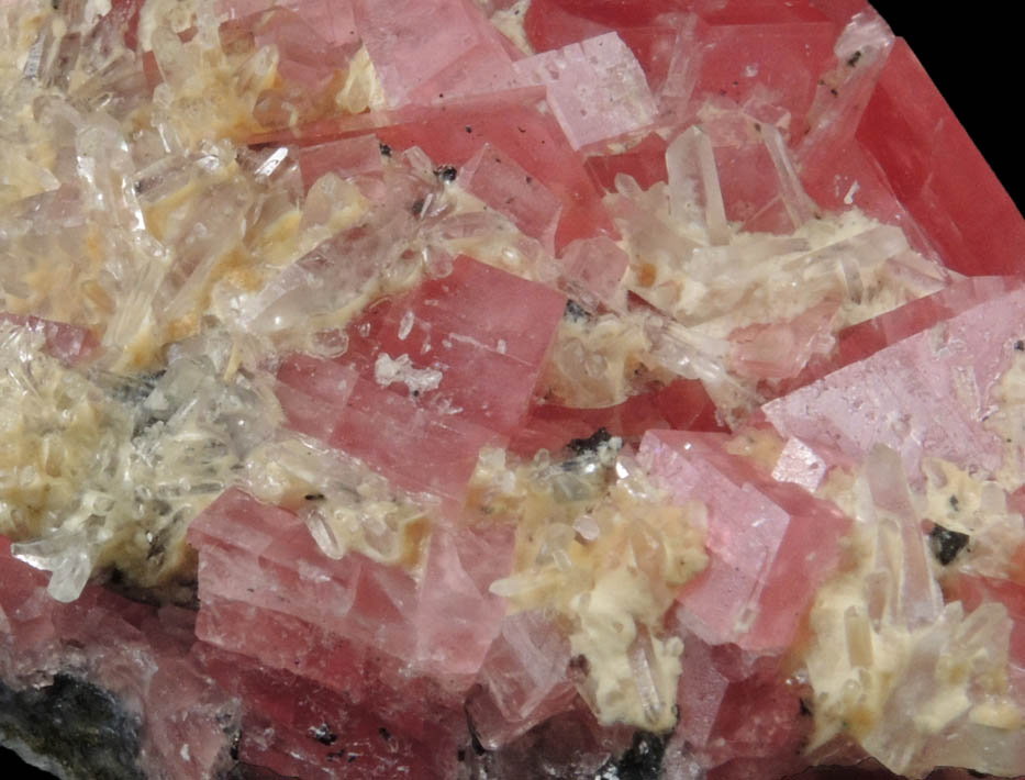 Rhodochrosite with Quartz and Sphalerite from Sweet Home Mine, Buckskin Gulch, Alma District, Park County, Colorado