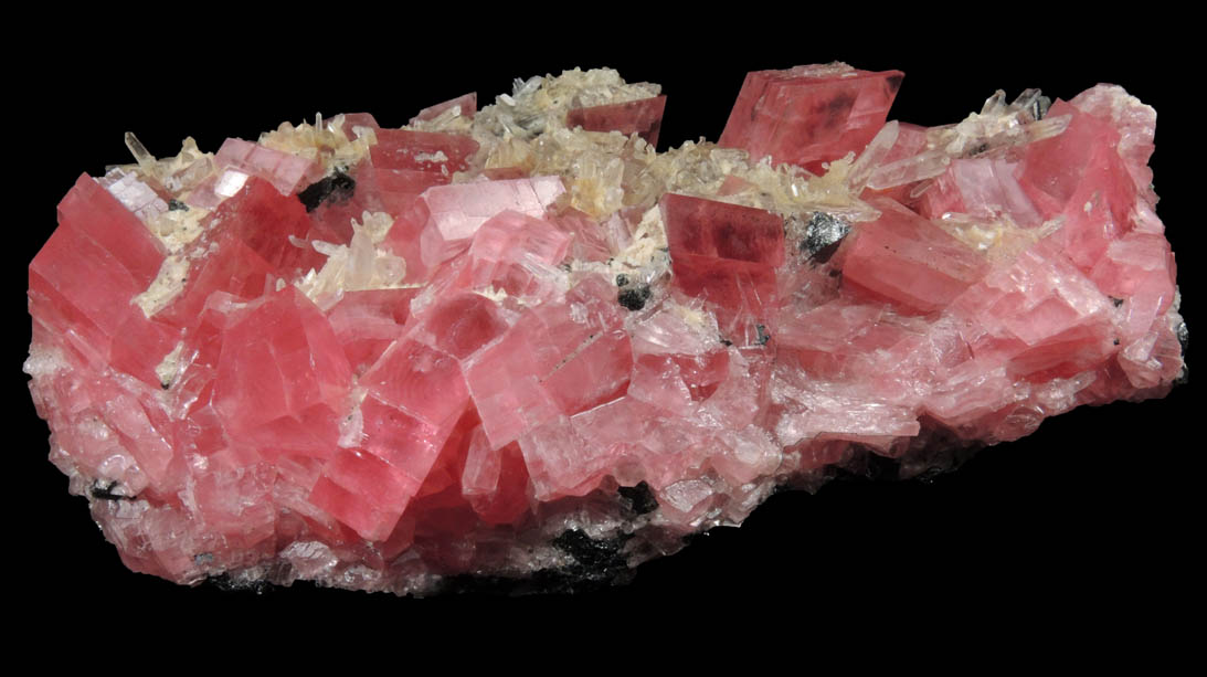 Rhodochrosite with Quartz and Sphalerite from Sweet Home Mine, Buckskin Gulch, Alma District, Park County, Colorado