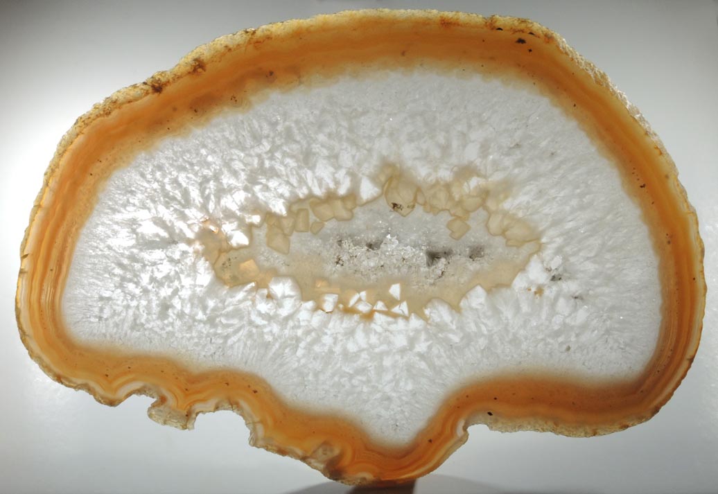 Quartz var. Banded Agate from Rio Grande do Sul, Brazil