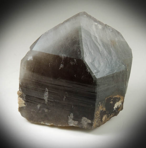 Quartz var. Smoky Quartz with internal zoning from Moat Mountain, west of North Conway, Carroll County, New Hampshire
