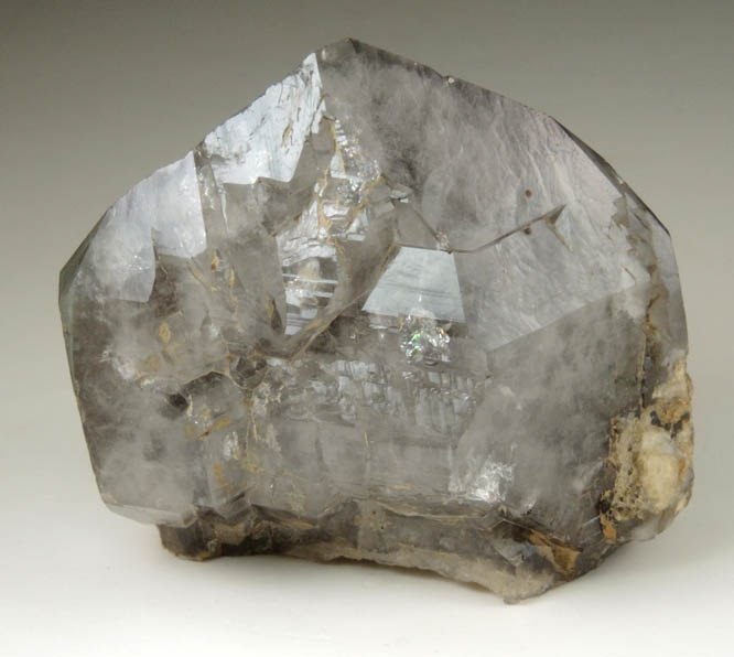 Quartz var. Smoky Quartz with internal zoning from Moat Mountain, west of North Conway, Carroll County, New Hampshire