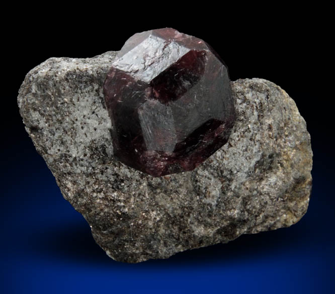 Almandine Garnet from Garnet Ledge, east shore of Stikine River Delta, 11 km north of Wrangell, Alaska