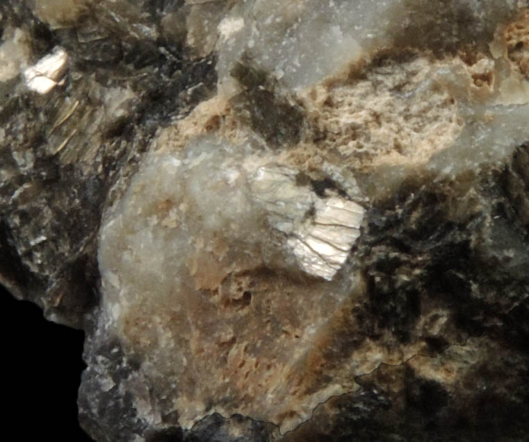 Enstatite var. Bronzite from Coverack, Cornwall, England