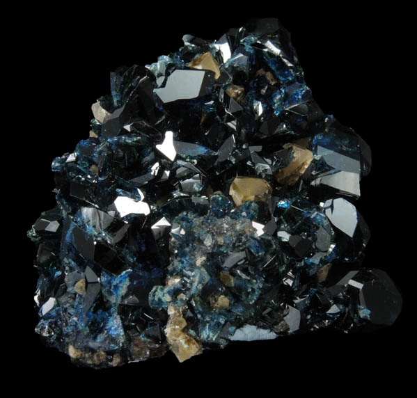 Lazulite with Wardite from Rapid Creek, 70 km northwest of Aklavik, Yukon, Canada