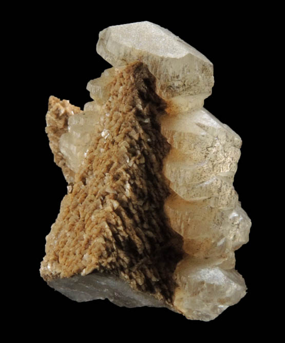 Calcite over Dolomite on Calcite from Skitchewaug Trail Quarry, Springfield, Windsor County, Vermont