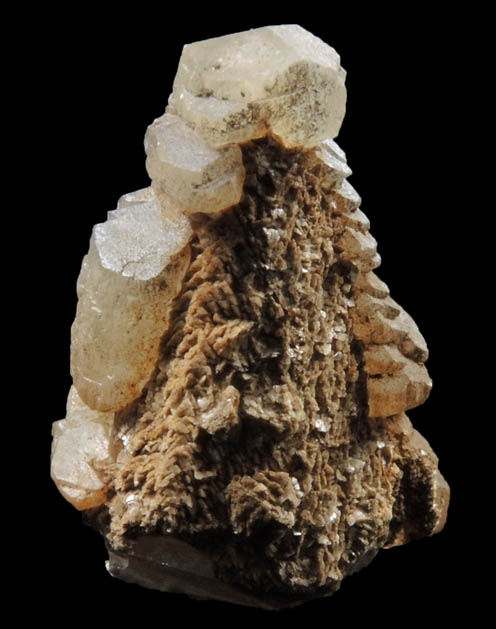 Calcite over Dolomite on Calcite from Skitchewaug Trail Quarry, Springfield, Windsor County, Vermont