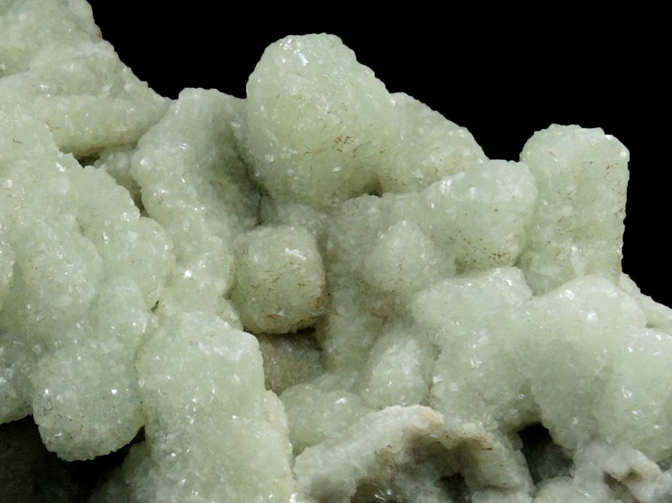 Prehnite pseudomorphs after Glauberite from Fanwood Quarry (Weldon Quarry), Watchung, Somerset County, New Jersey