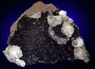 Hematite, specular, with Quartz from Beckermet Mine, Egremont, Cumbria, England